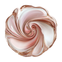 a swirl of pink and white liquid on a transparent background png