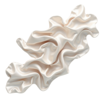 Abstract smooth white flowing fabric shape texture luxury elegant background png