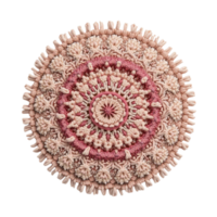 intrincado abstrato 3d rendido circular orgânico padronizar com texturizado Projeto em transparente fundo Arquivo png