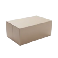 Simple White Rectangular Translucent Box Graphic Element isolated on Transparent Background File png