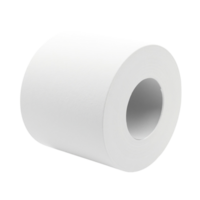 White Toilet Paper Roll Isolated on Transparent Background File Element for Graphic Design png