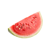 A juicy slice of fresh watermelon isolated on transparent background png