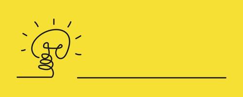 Comic brain electric lamp idea doodle FAQ, business loading concept Fun creative light bulb icon or sign ideas Brilliant lightbulb education or inventions pictogram Think big, success. Target. vector