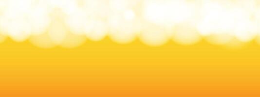 Oktoberfest banner with beer foam and empty space for inscription. Horizontal Beer background. vector