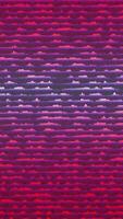 A red and purple background with a pattern video