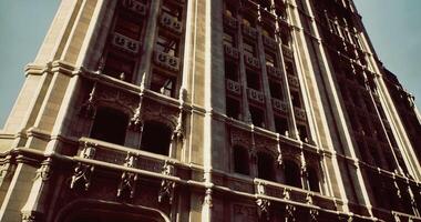 CGI Historic building shines under bright sky, highlighting its details video