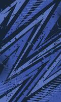 Blue abstract geometric pattern design vector