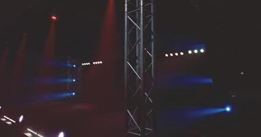 CGI Light effects and stage setup create an energetic atmosphere for an event video