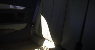 CGI High quality rear seat interior showcasing modern design and materials video