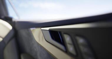 CGI Modern interior design with a focus on sleek lines and quality materials video