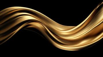 Luxurious abstract background photo with smooth flowing wave photorealistic texture
