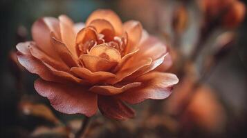 Crisp photo of fresh flower bloom with natural scenery