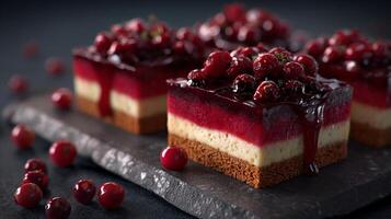Delicious dessert image with sharp clarity photo