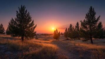 Nature wallpaper photo in realistic soft lighting and depth