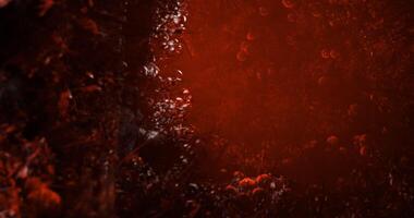 CGI Colorful red abstract background with shades and textures depicting depth video