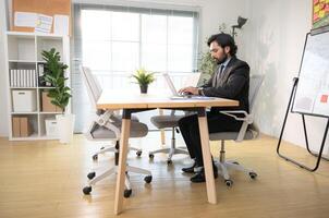 Boss have prepare before meeting to check on progress of business project,319 photo