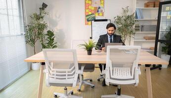 Boss have prepare before meeting to check on progress of business project,265 photo