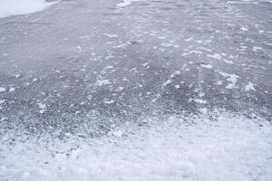 Abstract ice texture. Textured cold frosty surface of ice photo