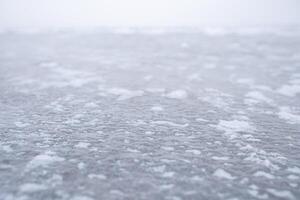 Texture of ice surface. Ice background texture photo