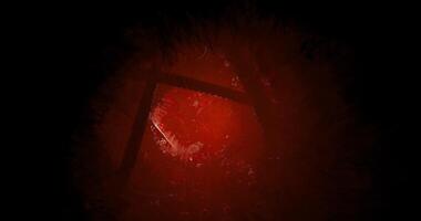 CGI Dark red abstract background with swirling patterns and shadows present video