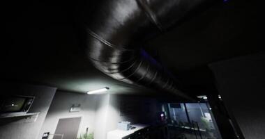 CGI Exploring industrial design elements in a modern interior space video