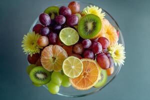 A bowl of fruit photo