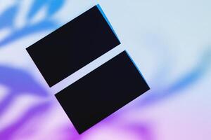 Piece of paper with copy space for your design photo