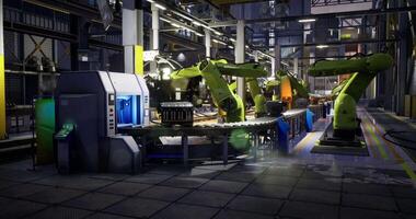 CGI Advanced robotic assembly line enhances manufacturing efficiency in industry video