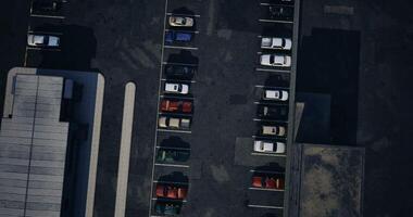 CGI Cars parked in a structured layout at a commercial lot during daylight video