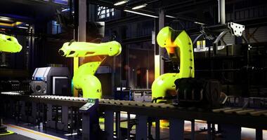 CGI Automation and robotics enhance efficiency in modern manufacturing facilities video