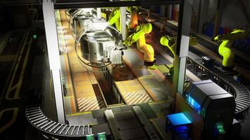 CGI Industrial robots operate in an advanced automated manufacturing facility video