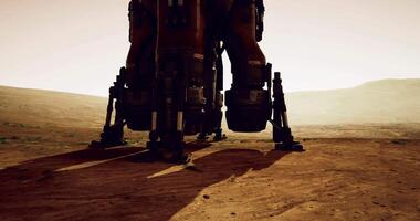 CGI Methods for landing spacecraft on the Martian surface showcased in detail video