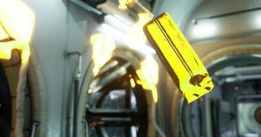 CGI Gasoline canister floating in zero gravity on the International Space Station video