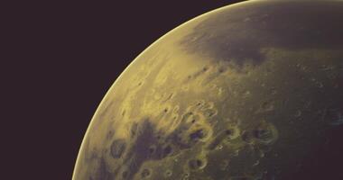 CGI Amazing view of the surface features of Mars captured from space video