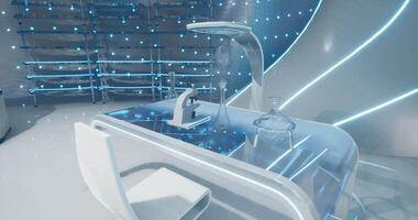 CGI Modern laboratory setup features sleek design and advanced equipment video