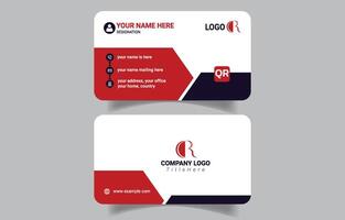 Modern Design Corporate Business Card Layout vector
