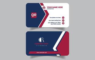 Creative Professional Corporate Business Card Template Design vector