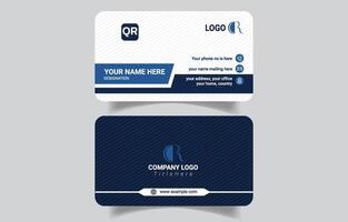 Minimal Company Business Card Design vector