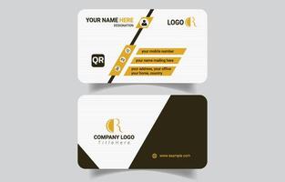 Elegant Corporate Business Card Design Layout vector