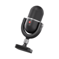 3d studio microphone for podcasting png