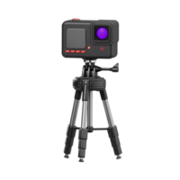 Vlogging camera setup 3d render png