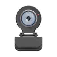 Computer web camera icon 3d render png