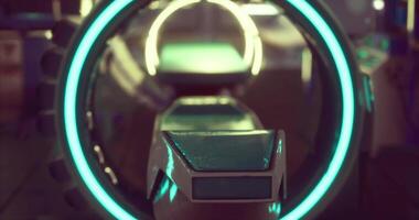 CGI Advanced medical technology showcased in futuristic setting with bright lights video