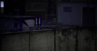 CGI Shadows and Reflections in Urban Setting at Night video