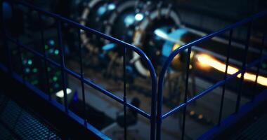 CGI High tech facility showcasing advanced propulsion system in action video