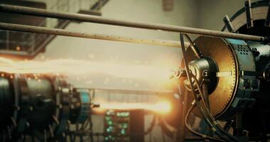 CGI Exploration of advanced machinery processes in a high tech facility setting video