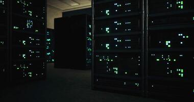 CGI Vibrant server racks in a cutting edge data center video