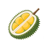 Illustration of Durian Icon, isolated on a transparent background png