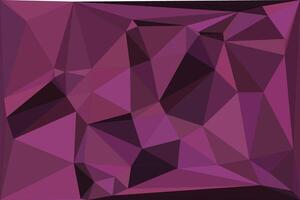 Abstract geometric polygon background design in purple and maroon vector