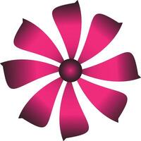 Abstract pink flower graphic design for print vector